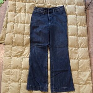 Talbots Blue Flare Wide Leg Jeans